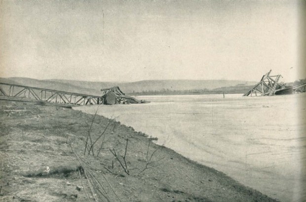 Ludendorff Bridge after collapse