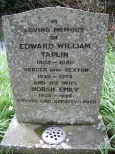 Gravestone of Eddie and Norah