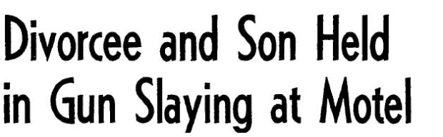 Headline from The Daily Mirror (Los Angeles Times), August 16, 1957.